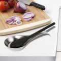 Spoon Rest, Stainless Steel Spoon/Spatula/Ladle Rest Holder, Heavy Duty & Brushed Finish. 