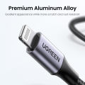 【USB C to Lightning】UGREEN MFI PD 20W Charger USB C to Lightning Cable Nylon Braid Fast Charger for iPhone 15 14 13 Pro 11 iPhone 15 Plus iPhone 15 14 Pro XS Max 20W PD Fast Charger Data Cable for Macbook Pro Air iPad Pro 2020 2018 USB C Cord. 