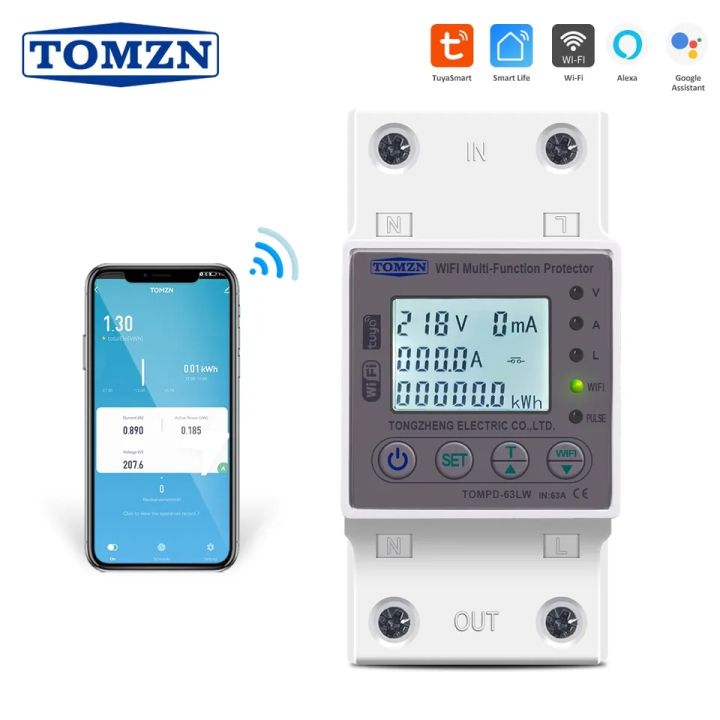 TOMZN%20WiFi%20Smart%2063A/80A%20TUYA%20Energy%20Meter%20Kwh%20Metering%20Circuit%20Breaker%20Timer%20with%20voltage%20Amper%20and%20leakage%20protection%20for%20solar%20inverter%20-%20Image%207