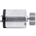2X DC1.5V-9V 0.08A 3200RPM Output Speed Micro-Vibrating Motor, 18X15X12mm Silver. 