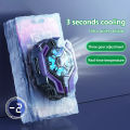 Smartphone Cooling Device Phone Cooler with Temperature Display 3-gear Adjustable Heat Sink Clip Design Phone Accessories for Cool Light Effect Buyers' Favorite Heat Sink Phone Cooler. 