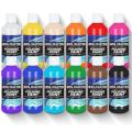 Royal Collection Pigments - Pack Of 12 Acrylic Paint - 120ml Each Bottle. 