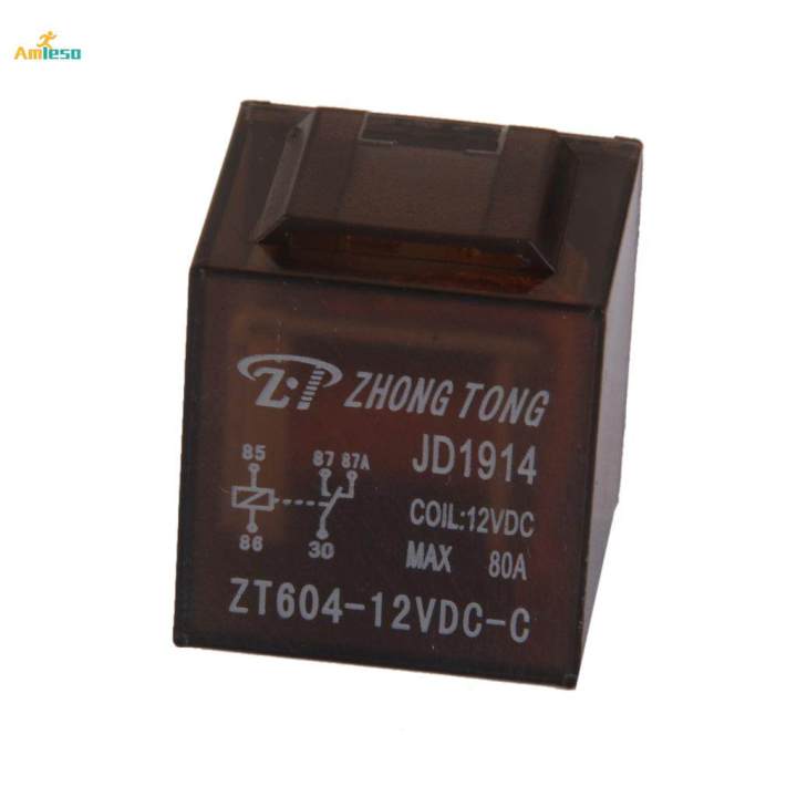 Automotive DC 12V 80A 5 Pin SPST Relay General Purpose Relay