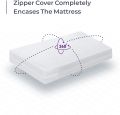 Smooth jersey Waterproof Zippered Mattress Encasement Full Cover Anti Allergy Dust Mite Bed Bug Proof Mattress Cover All Size. 