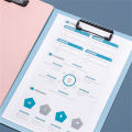 Hard Cover File Folder Easy to Carry A4 Size Multi-Functional Clipboard File Cover for Office Supplies School Stationery. 