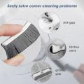 Gap Cleaning Brush, Hand-held Crevice Cleaning Tool, Window Groove Cleaning Brush, Small Crevice Cleaning Brushes For Blind, Baseboard, Fan, Window Or Sliding Door Track, Cleaning Supplies, Cleaning Tools. 