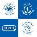 Durex Condoms Invisible 12 Pieces - Pack of 3. 