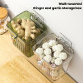 Onion Storage Basket Transparent Punch Free Onion Garlic Food Storage Basket. 
