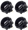 Sanwa OBSF-24 24mm Push Button - Black. 