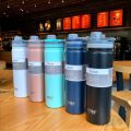 Water Bottle Thermos Vacuum Water Tumbler Drinkware Flasks with Straw Stainless Steel Large Capacity Insulated Straight Cup Student Gift Outdoor Sports Pot. 