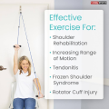 Shoulder Pulley Exercise Physiotherapy - Shoulder Pulley Over The Door Physical Therapy System, Therapy Exercise Pulley System, Alleviate Shoulder Pain and Facilitate Recovery from Surgery, Rehab Exerciser for Rotator Cuff Recovery. 