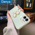 dienya For Samsung Galaxy A10 Case Cartoon Mickey Bracket New Design Plating Casing Full Lens Cover Camera Shockproof Back Cover Soft Protection Cases. 