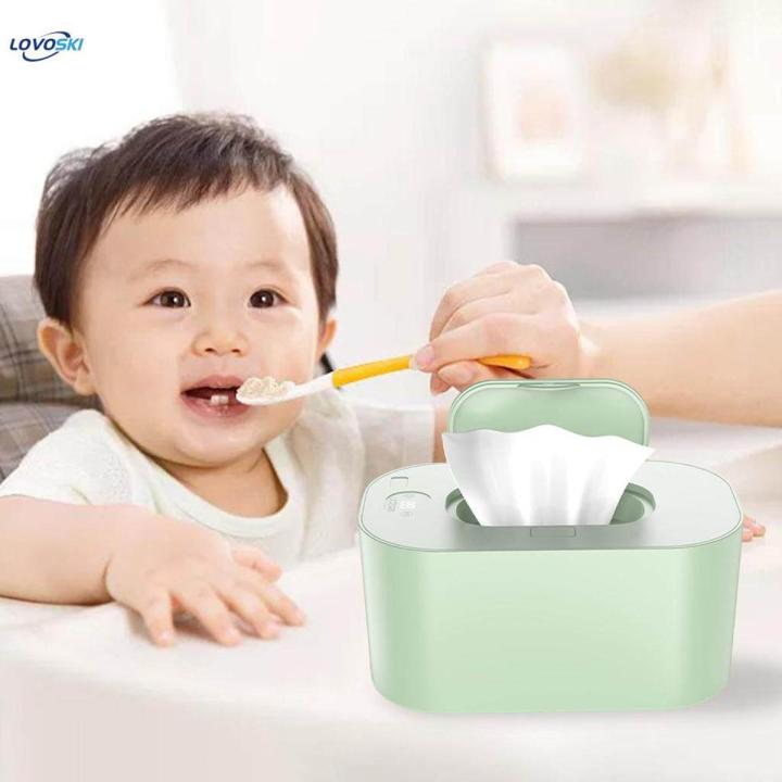 Portable Wipe Warmer 10W Top Heating USB Wipe Dispenser for Outdoor Travel , green