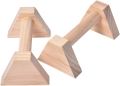 Heavy-Duty Wooden Parallettes for Calisthenics – Perfect for Push-Ups, Dips & Handstands | Push up Bars | Ideal for Gymnastics & Fitness |  | Home Gym Workout Equipment |   | Push up stands for exercise | Anti slip base. 
