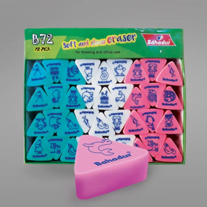 B-72%20Triangle%20Eraser%2072pcs/Box-%20Erasers-%20Rubber%20-%20Image%205