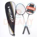 HEAD Modulus Badminton Rackets Pair With Protective Bag | High-Quality Rackets | Light-weight | NO Joint. 
