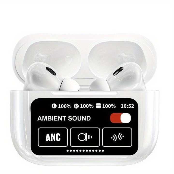 A9 AirPods Pro 2 LCD Display with ANC/ENC Feature Extra Bass with ...