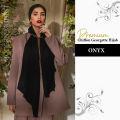 Modern Modest Premium Luxury Georgette Chiffon Hijab Set for Women - 72L x 28W Inches. 