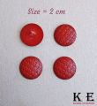 4-Pieces Fancy Attractive and Beautiful RED Buttons | Fancy Buttons for Men/Women Kurta, Kurti | Ladies and Gents Suit, Coat, Shirt Buttons | Fancy Buttons. 