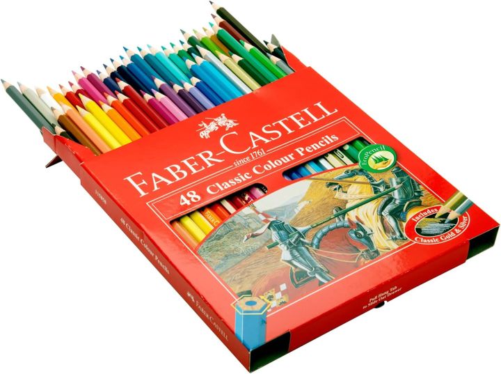 Faber-Castell Set Scuola: 6 Matite Grip HB E 12 Matite Colorate – Astuccio Di Cartone, Ideale Per Il Ritorno A Scuola