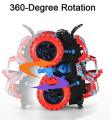 Mini Monster Trucks Friction for Kids Big Rubber Tires Mini Rock Crawler. 