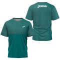 Joma Breathable Running Sportswear Fitness Short Sleeve Men's Badminton Sports T Shirt Tricolor Splicing Printed Tennis Apparel. 