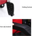 Lifecare Enterprises Lightweight Wheelchairs Aluminium Alloy Transport Wheelchair with Handbrakes Folding Wheelchair. 