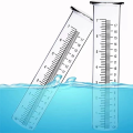 2pcs Plastic Rain Gauge Replacement Tube with 7 Inch Capacity Rain Water Gauge for Garden Yard Outdoor Easy Install. 