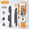 Live K10 PRO 200CM Tripod Stand Selfie Stick Two Lights Chargeable Bluetooth Camera Stand Ring light Stand DSLR Stand Selfiestick Vlogging Stick Mobile Stick Foldable 360 Rotatable Stainless Steel Tiktok Stand Youtube Traveling All in One Piece. 