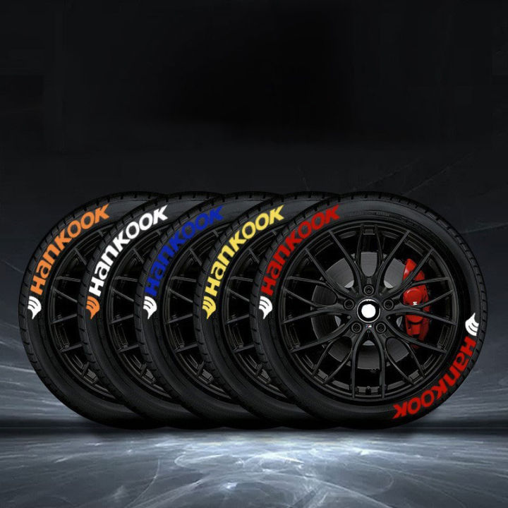 Car letters Tire Lettering Decals Stickers for  car decoration permanent