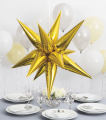 GOLDEN 4D STAR FOIL BALLOON ( 22 INCH X 20 INCH ). 
