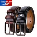 Dropshipping Fashion Men Belts Genuine Leather Luxury Designer Brown Vintage Waist Belt For Jeans Cinturon Cowboy Hombre. 