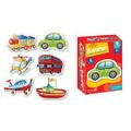 Two and Three Piece Transport Jigsaw Puzzles for Toddlers. 