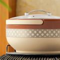 Hotpot Brighton Hotpot With Glass LID 4100ml - Food Warmer Cassrole BPA Free - Stylish Fancy Hotpot Gift Hotpot Insulated High Quality Hotpot. 