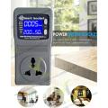 Digital Outlet Power Meter Energy Monitor Volt Watt Voltage Amps Socket Analyzer. 