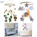 Baby Mobile for Crib Felt Toy for Ceiling Hanging Girls and Boys Zebra Lion. 