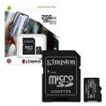 Kingston Original 256GB Canvas Select Plus UHS-I micro SD Memory Card with SD Adapter(5 Year's Warranty). 