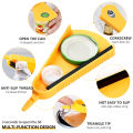 New Jar Opener 5 in 1 Multi Function Can Opener Bottle Opener Kit with Silicone Handle Easy to Use for Children Elderly Gadgets. 
