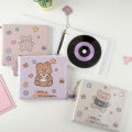 20 Capacity Hard CD Case Holder Organizer Cute Cartoon Bear Portable Carrying DVD Binder Collect Book Home Album Organizer Huiye. 