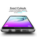 lthmy for Samsung Galaxy A9 Pro 2016 case soft semi-transparent black silicone flexible shockproof cover skin yellowing-resistant crystal clear jelly casing. 