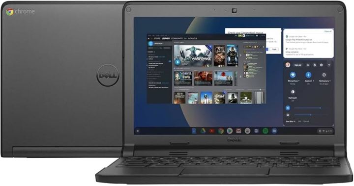 Daraz Like New DELL WINDOWS CHROMEBOOK LAPTOP 3120 P22T - RAM 4GB/ ROM 16GB - Windows 10 -  11inch Screen - FREE LAPTOP BAG