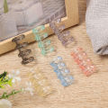 Four-ring Plastic Binder Universal Detachable Stationery Clips DIY Handbook Binding Circle Candy-colored Binder. 