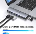 USB C Hub Adapter for MacBook Pro Air 2022 2021 2020 2019 Docking Station for MacBook M1 M2 USB C to HDMI Mac Accessories Multiport Dongle with 4K HDMI USB 3.0 SD TF Thunderbolt 3 USB-C Type C Port A R348 HUBBS. 