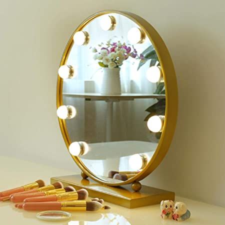 Makeup%20Mirror%20Light,%20Mirror%20Light,%20Replaceable%205%20Modes%20Brightness%20Adjustment%2010%20LED%20for%20Decorate%20Living%20Room%20Bathroom%20Mirror%20Mirror%20Cabinet,%20Makeup(Tricolor)%20-%20Image%202