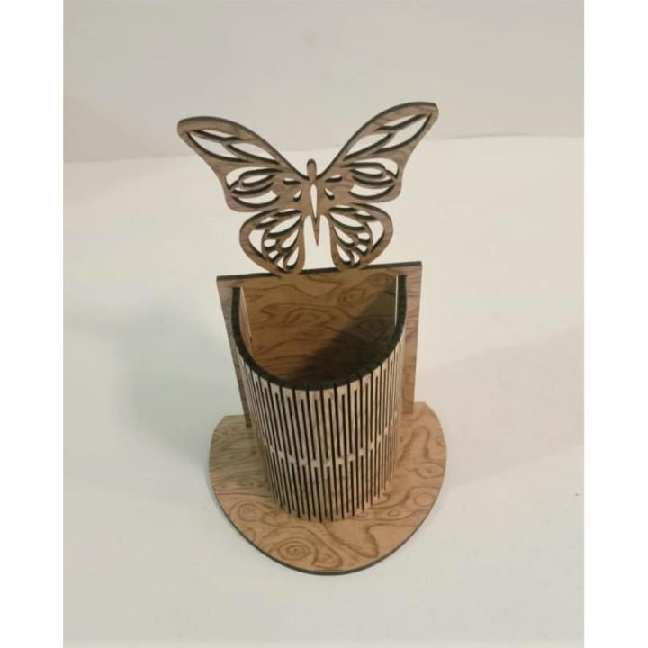 Butterfly Pencil Stand, Table Organizers, Wooden MDF sheet, Laser Cut