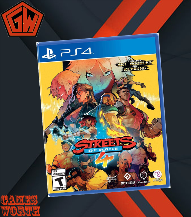 PLAYSTATION 4 DVD STREET OF RAGE 4 PS4 GAME