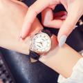 MREURIO Casual Couple Watch Luxury Quartz Leather Watch Lovers Wristwatch For Men Women. 