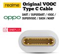 VOOC SuperVOOC Dart SuperDart Type C Fast Charging Cable for Realme OPPO OnePlus 65W 6.5A USB C Data Cable. 