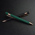 Personalized LOGO Carving Name Ballpoint Pen Custom Goodies For Business Pens With Own Print Advertising Gift Office Accessories. 