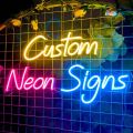 Any Customized NEON Sign Boaard - Neon Name Plate - 4 Letters Alphabets - Best for Photography & Studio, Home, Restaurants Lighting. 